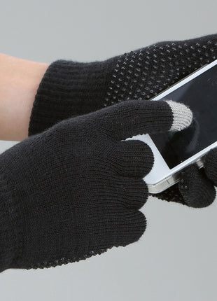 Rijhandschoen Magic Touch zwart 1size4all