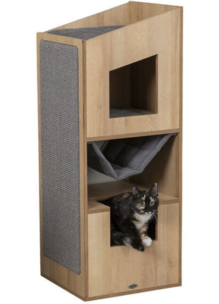 Trixie Citystyle Cat Tower Bruin / Grijs