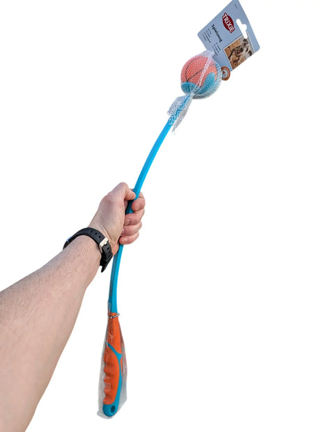 Trixie Kastestok med Bold - Apporteringslegetøj til Hunde - 60 cm