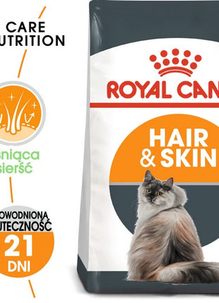 Royal Canin Hair&Skin Care karma sucha dla kotów dorosłych, lśniąca sierść i zdrowa skóra 4kg