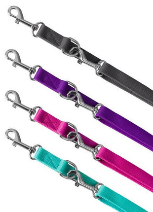 CHABA Smycz taśma regulowana gładka 16mm/260cm morska