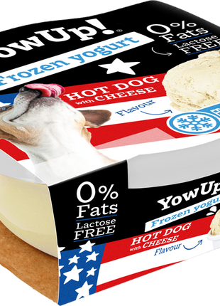 YowUp! Frozen Yoghurt Hot dog met Kaas