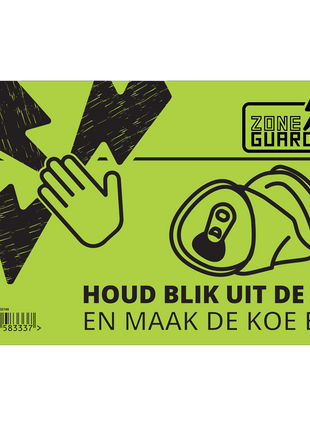 ZoneGuard Waarschuwingsbord Gevaar: Schrikdraad & Blikverbod