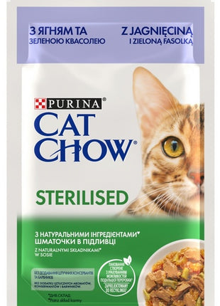 Purina Cat Chow Sterilised Jagnięcina saszetki 3+1 GRATIS 4x85g