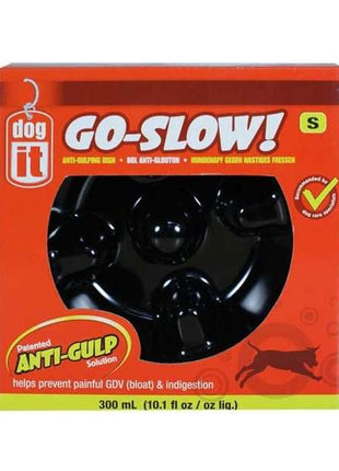 DOGIT Go-Slow Anti-Schling-Napf Schwarz 300 ml